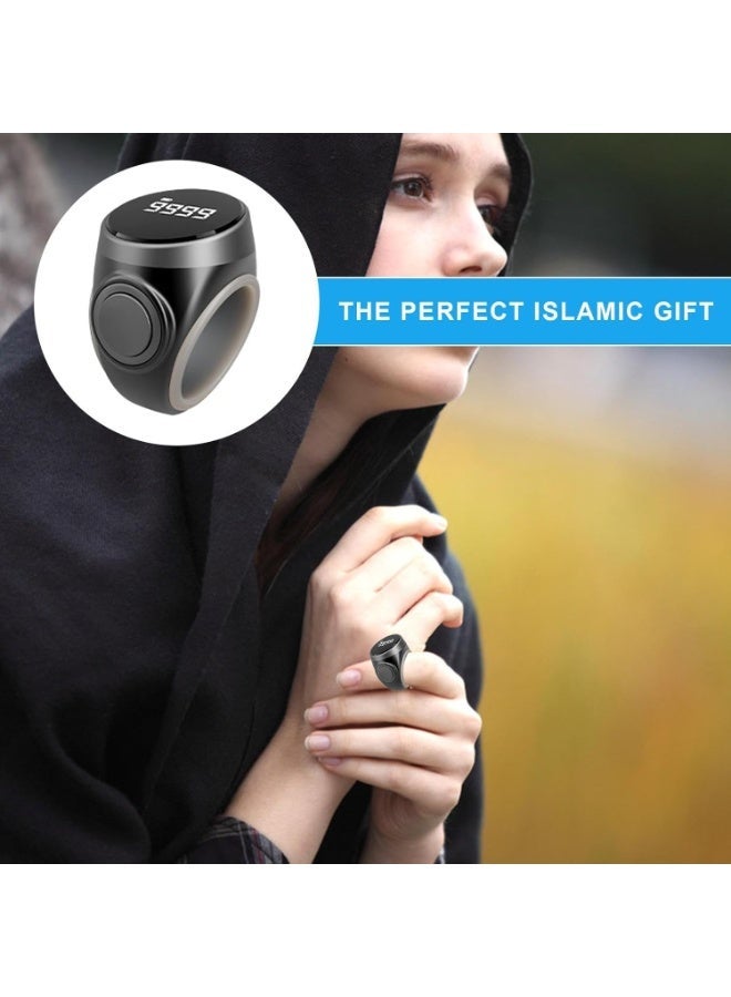 Kimaya Counter Ring - 4 Digit Handheld Clicker Pitch Counter,Digital Waterproof Tasbeeh Prayer Counting Tool for Meditation, Relaxation, Active Fingers - Image 5